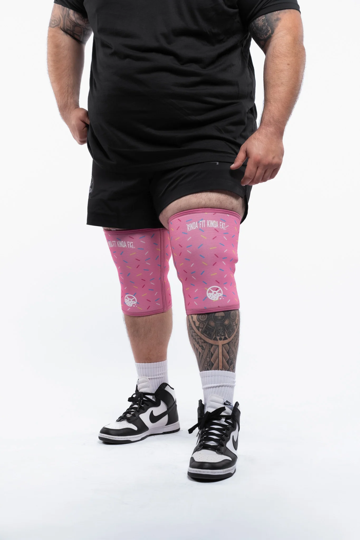 Sprinkle 7MM Knee Sleeves - Pink - Image 4