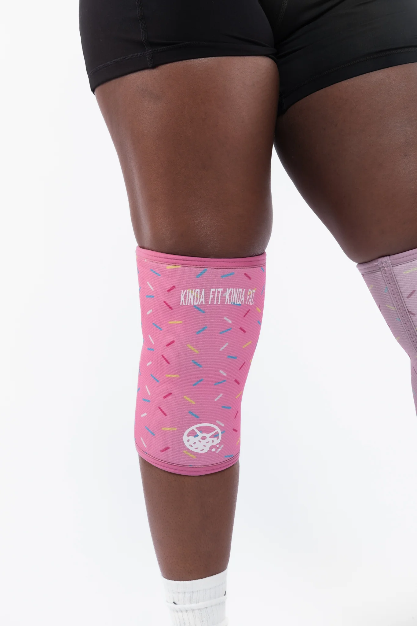 Sprinkle 7MM Knee Sleeves - Pink - Image 5