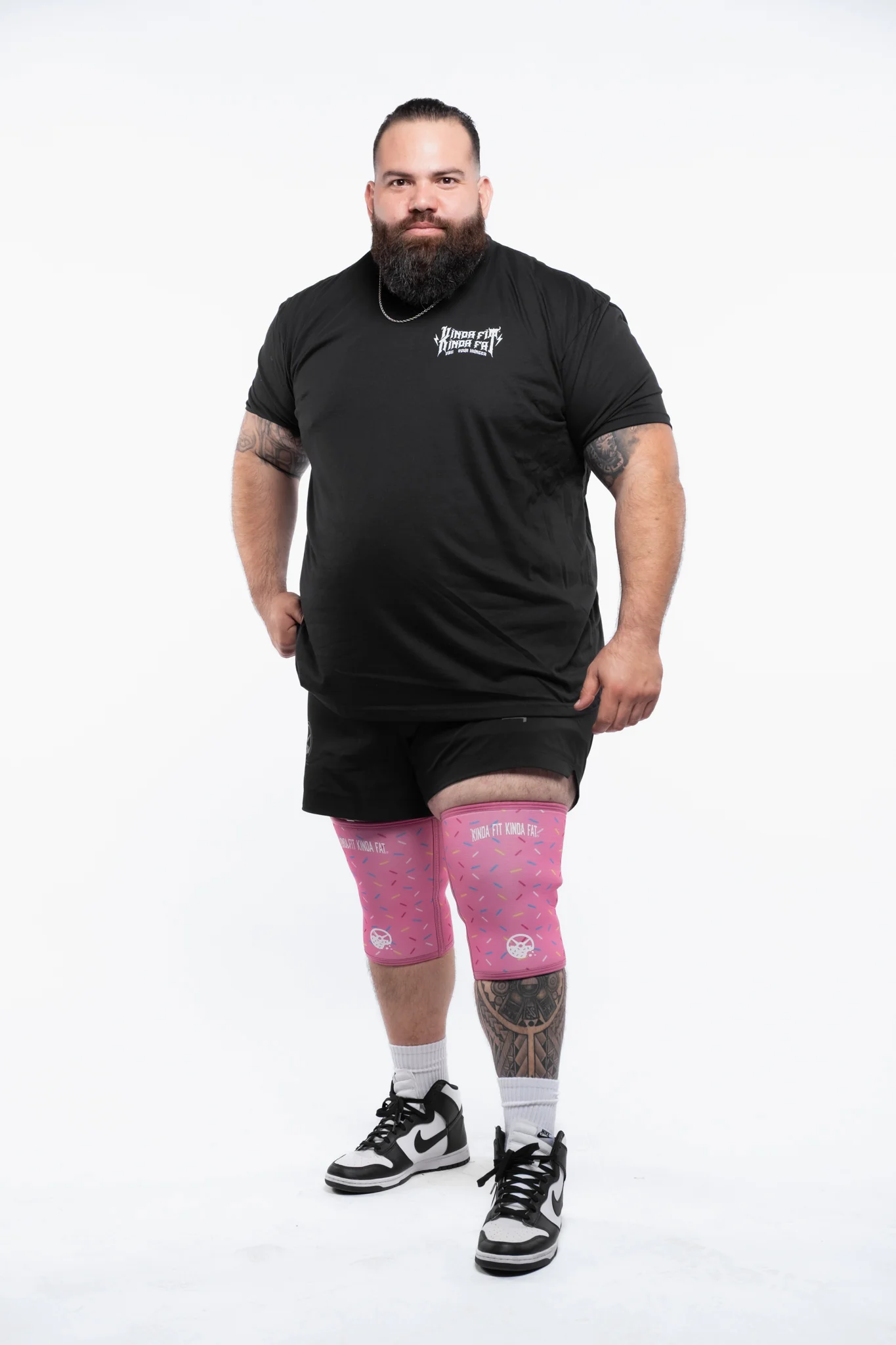Sprinkle 7MM Knee Sleeves - Pink - Image 7