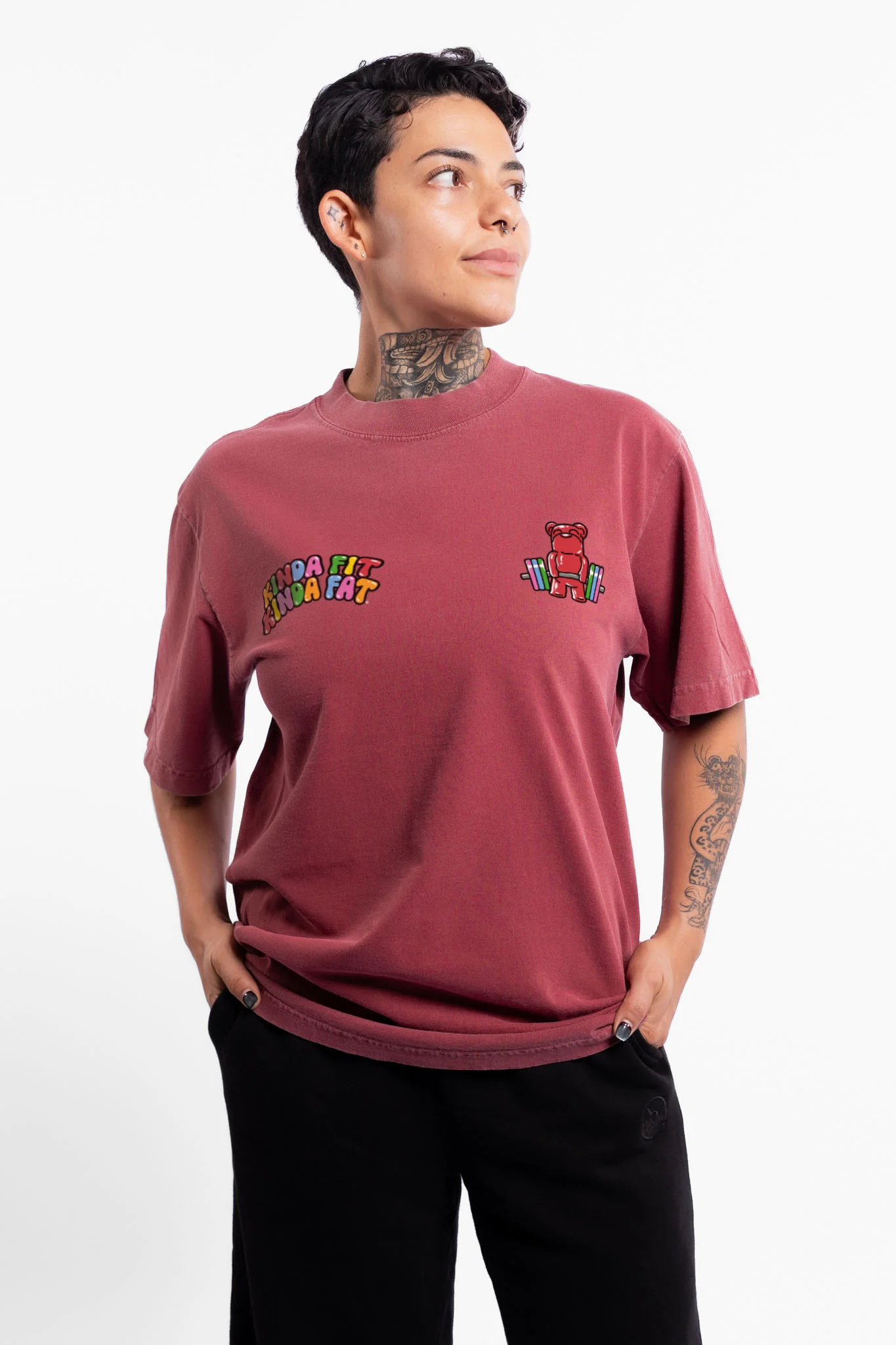 Bear Strength Premium Oversized T-Shirt - Image 2