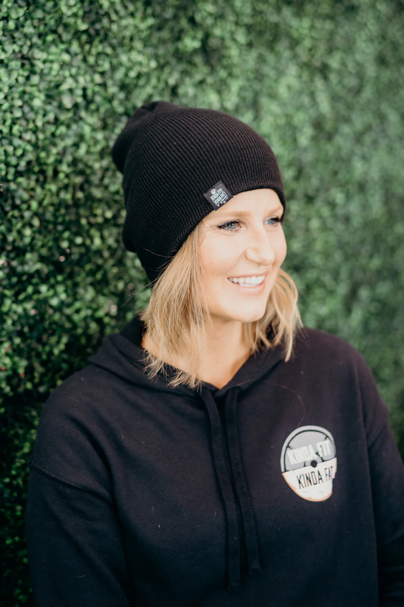 Convertible KFKF Burnt Logo Beanie - Image 3