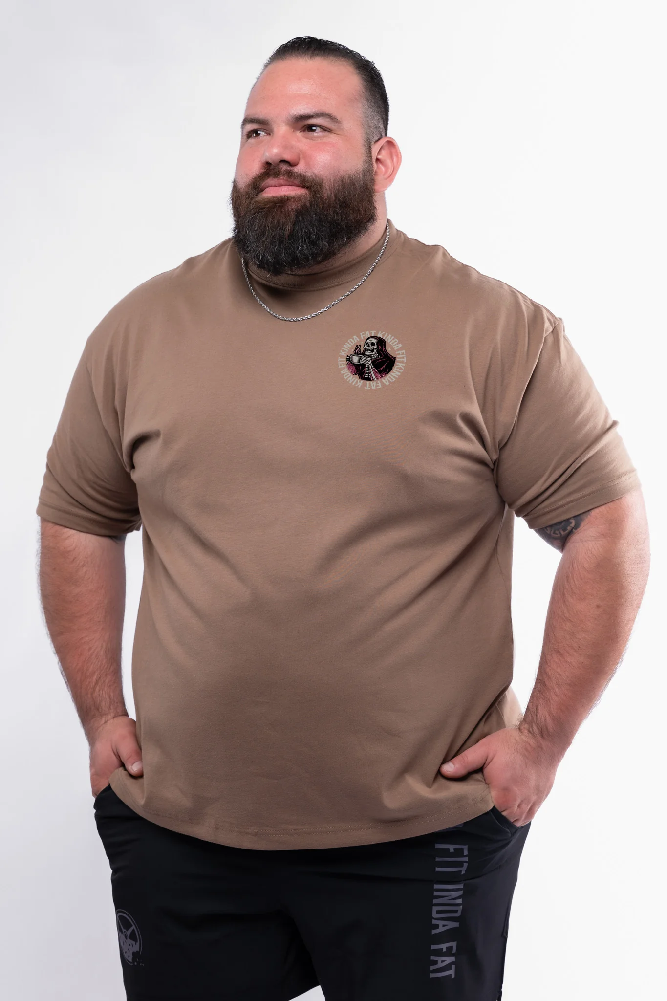 Caffeine & Creatine Deluxe Cotton T-Shirt - Image 2