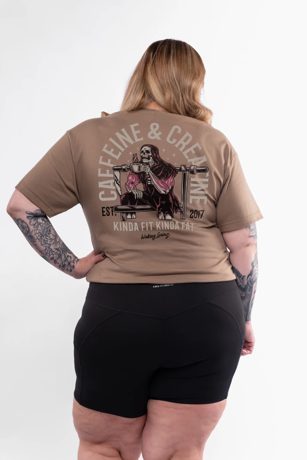 Caffeine & Creatine Deluxe Cotton T-Shirt - Image 3