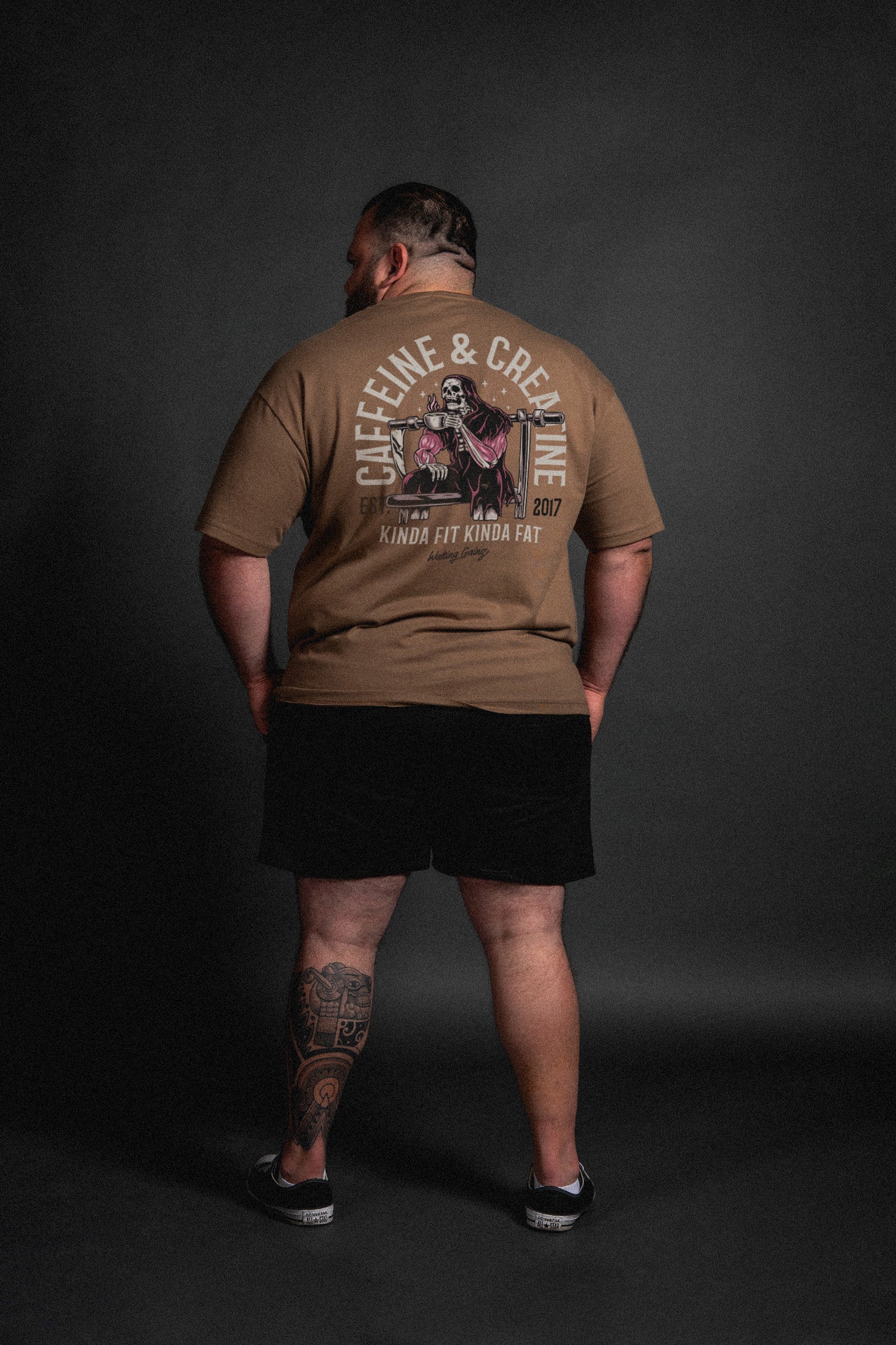 Caffeine & Creatine Deluxe Cotton T-Shirt - Image 9