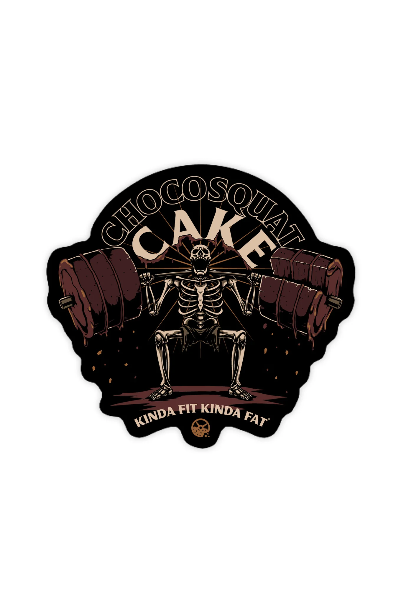 Chocosquat Cake Vinyl Sticker