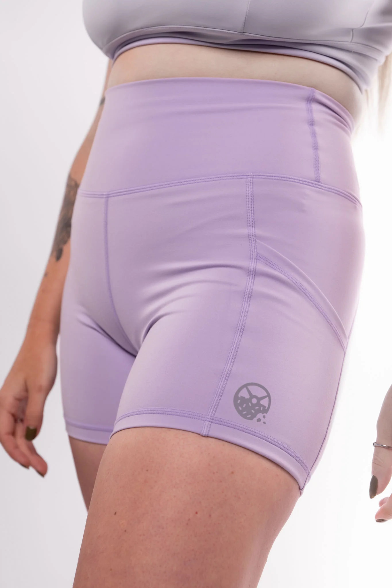 Ethereal Women's High-waisted Compression Shorts - Image 4