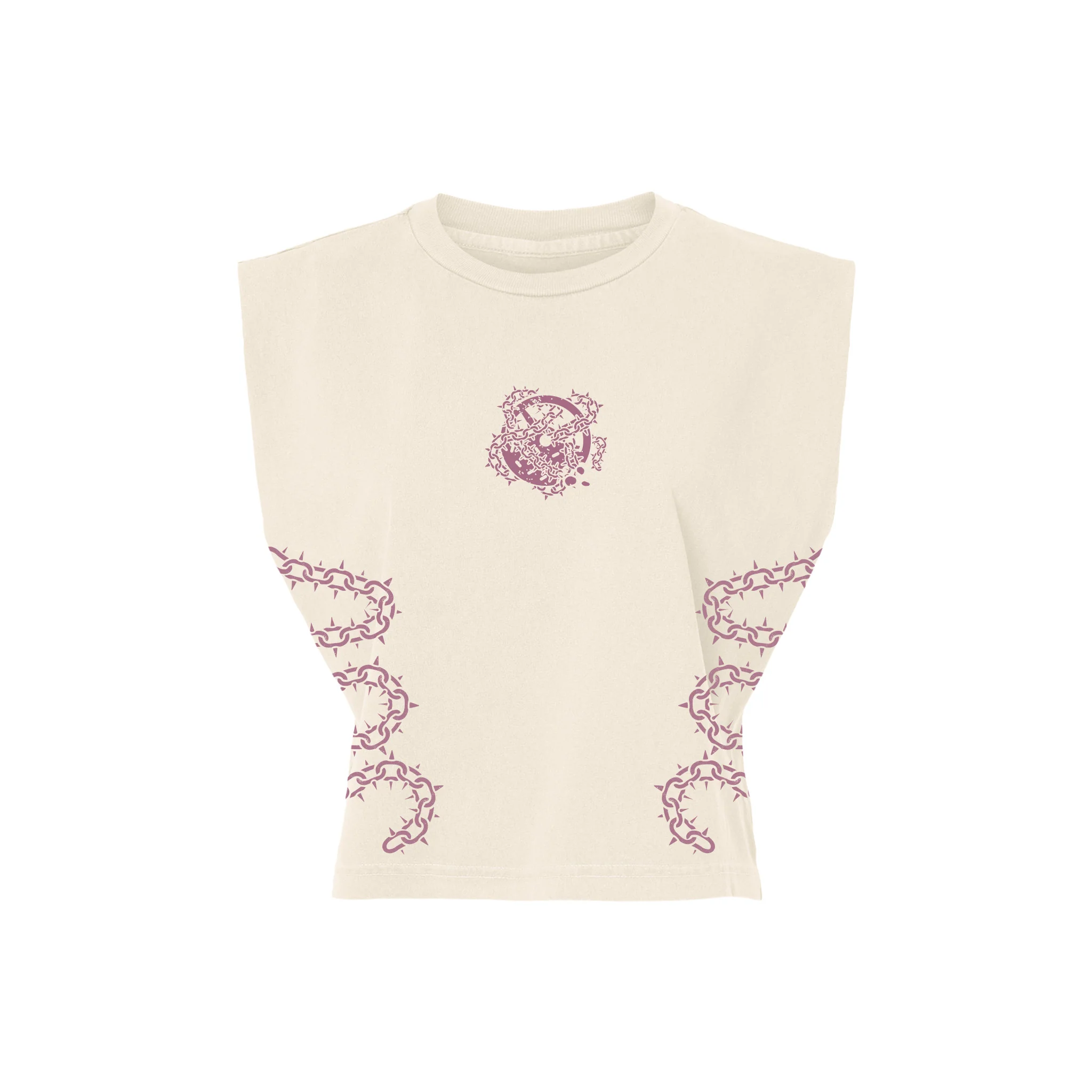 Food Chain Women's Cropped Muscle Tank - Image 5