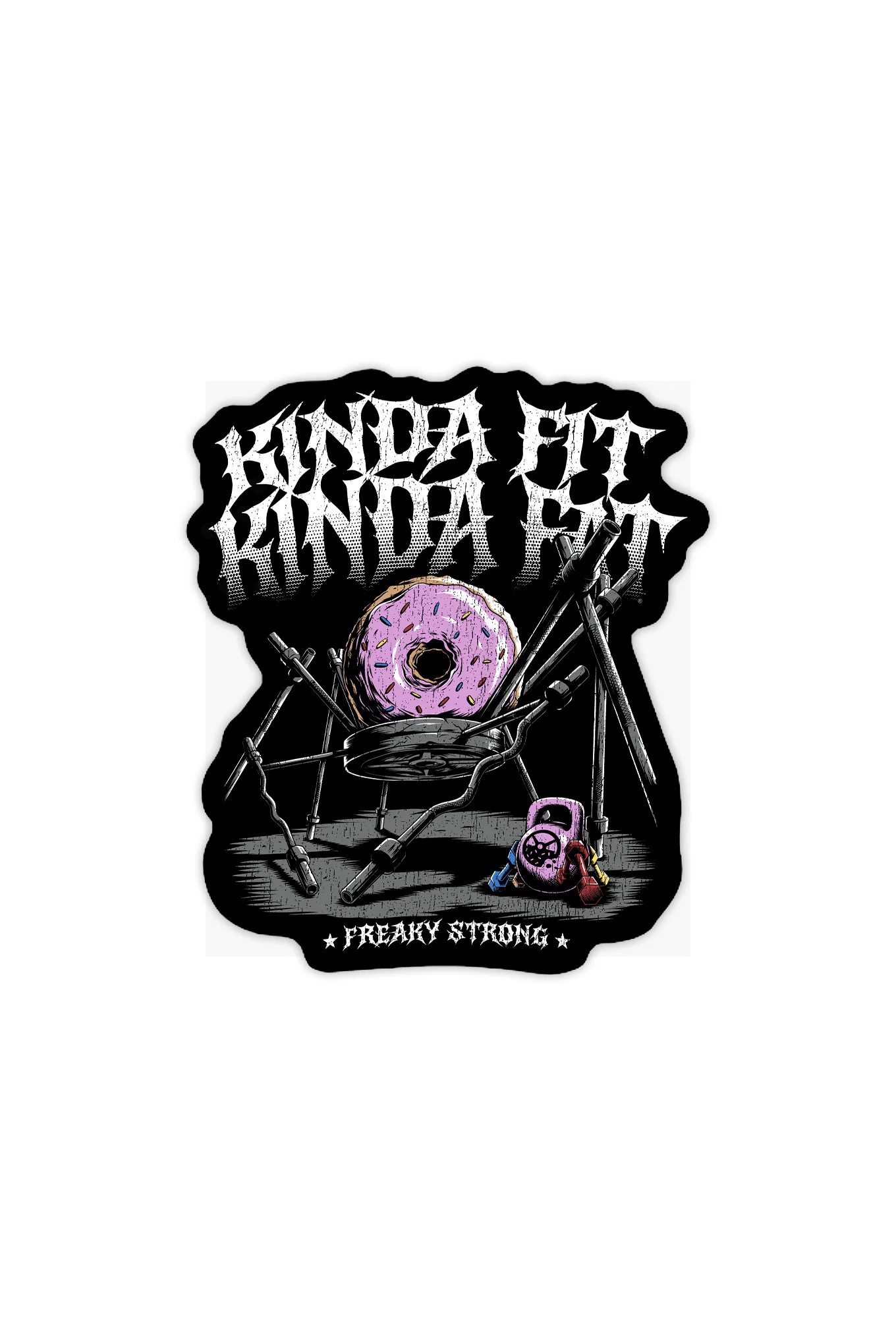 Freaky Strong Vinyl Sticker
