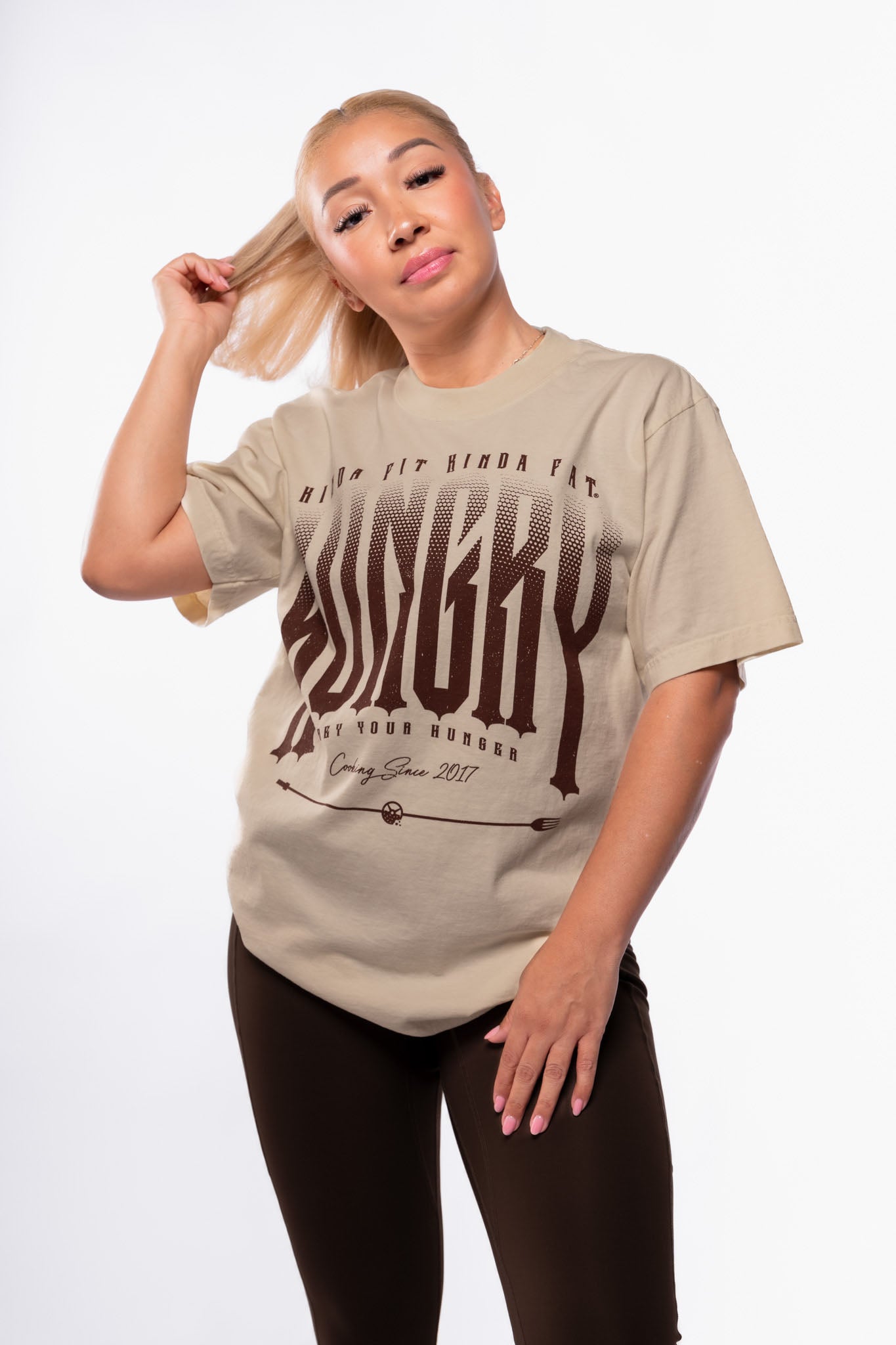 Hungry Premium Oversized T-Shirt - Image 2