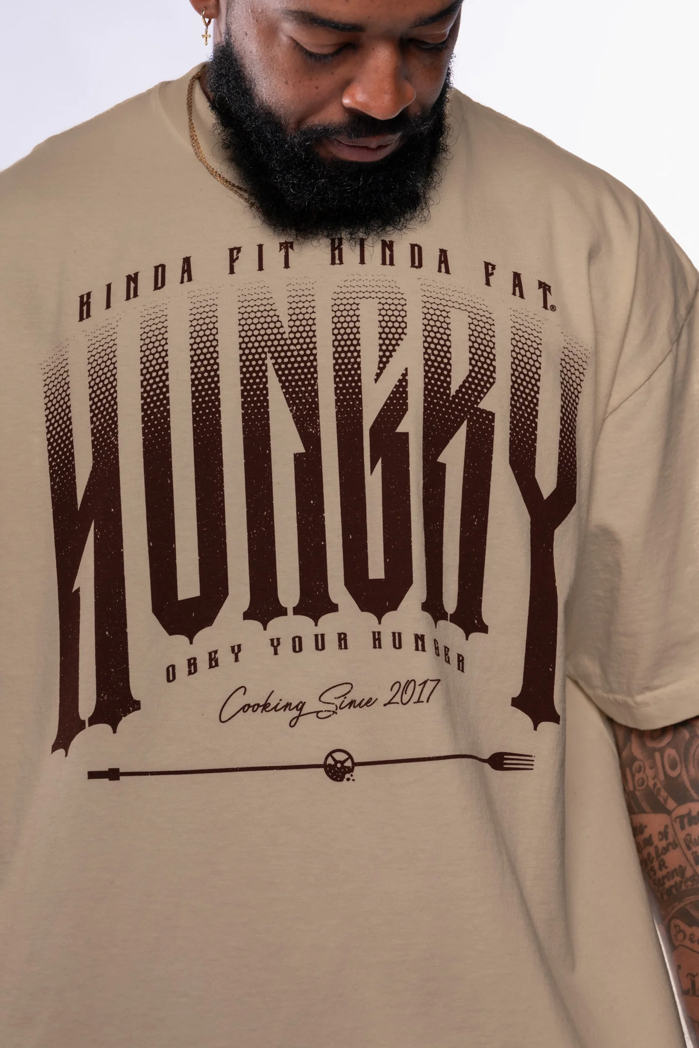 Hungry Premium Oversized T-Shirt - Image 3