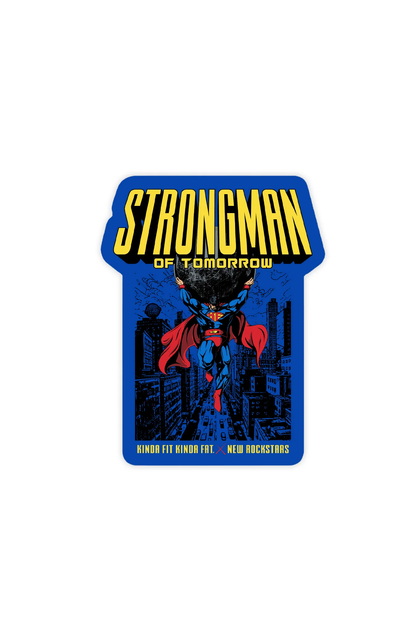 KFKF x New Rockstars: Super Strongman Vinyl Sticker
