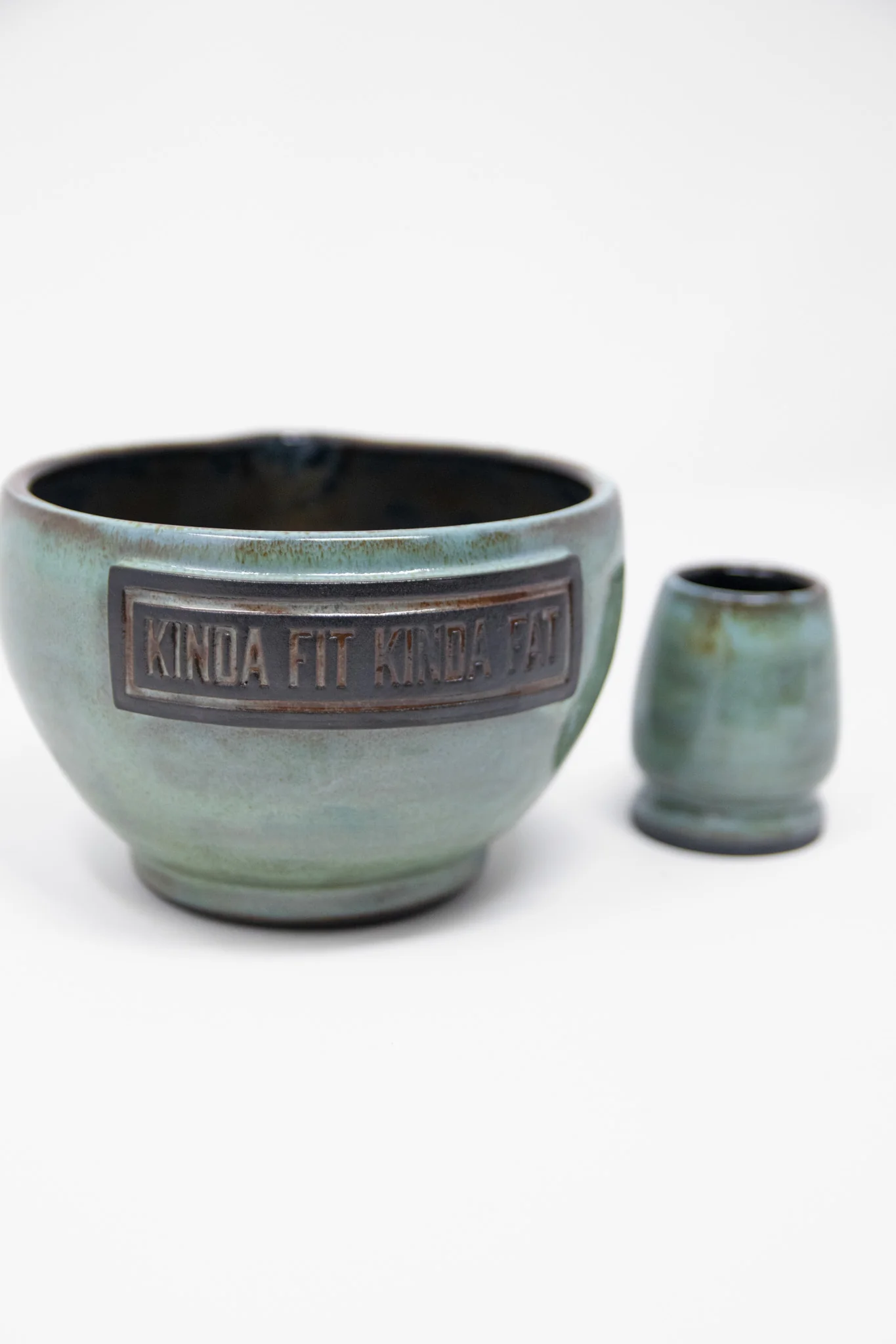 Milky Jade Matcha Bowl & Whisk Stand - Image 2