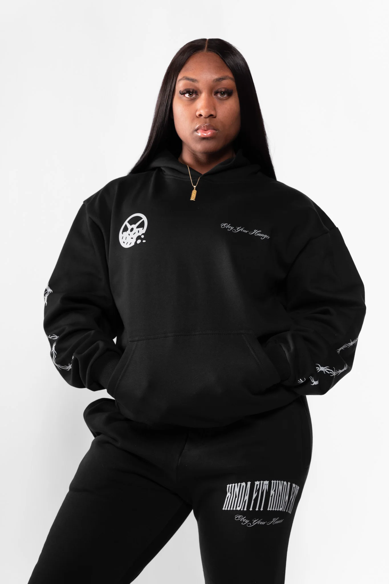 Obey Your Hunger Premium Heavyweight Hoodie - Image 4