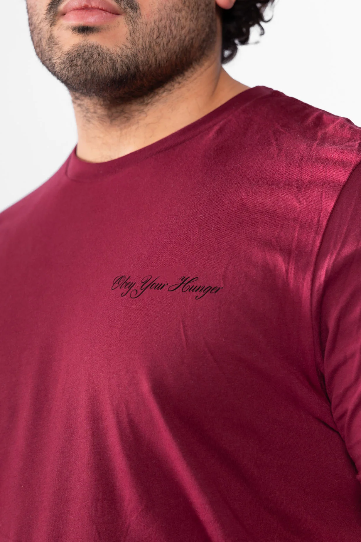 Obey Your Hunger Signature Cotton T-Shirt - Image 5