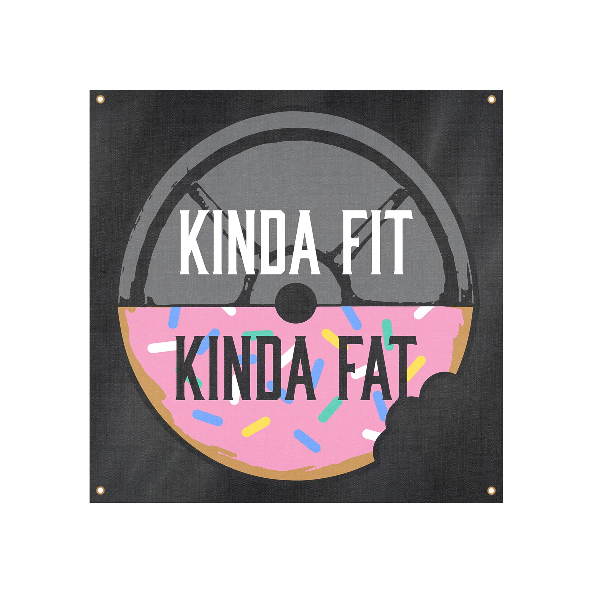 Original Donut Plate Logo Banner