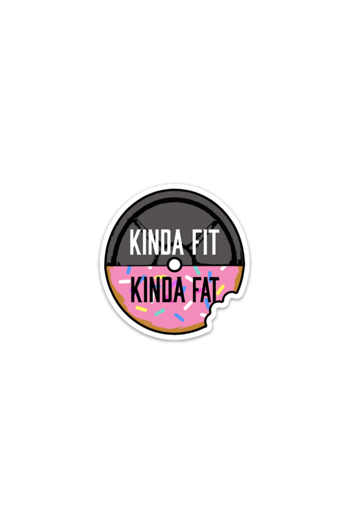 Original Donut Plate Vinyl Sticker