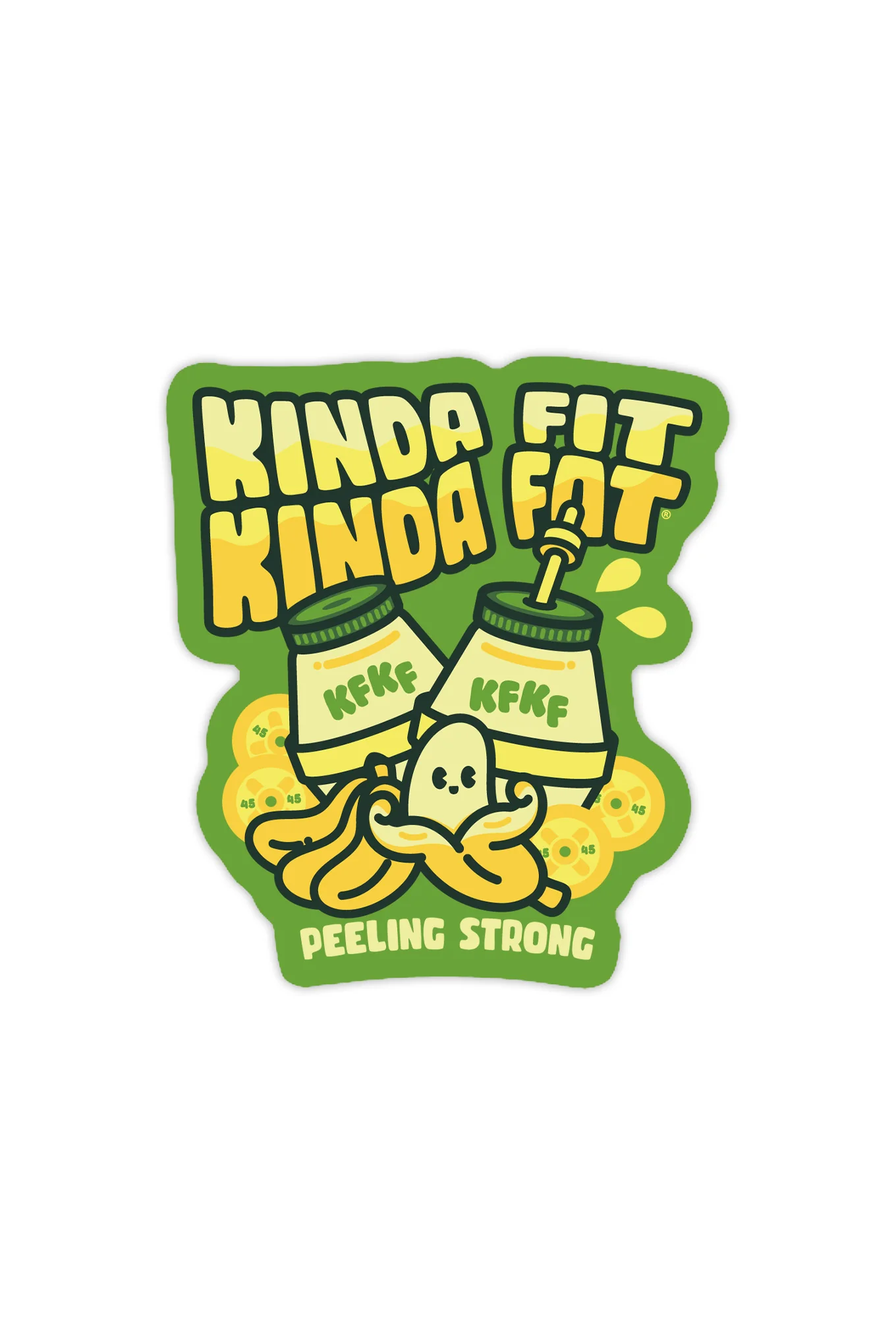 Peeling Strong Vinyl Sticker