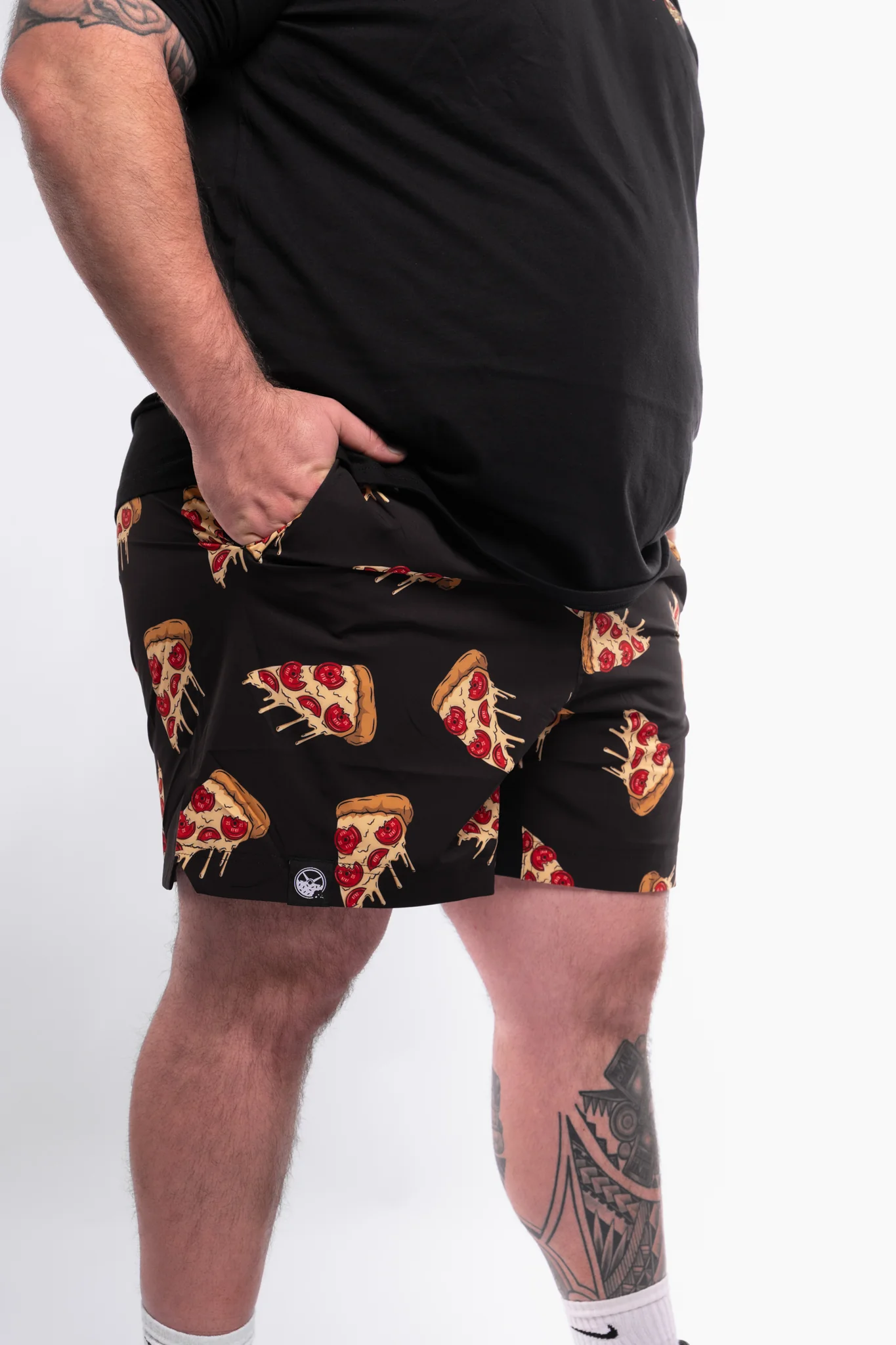 Plateroni Pizza Premium 5.5" Training Shorts - Image 3