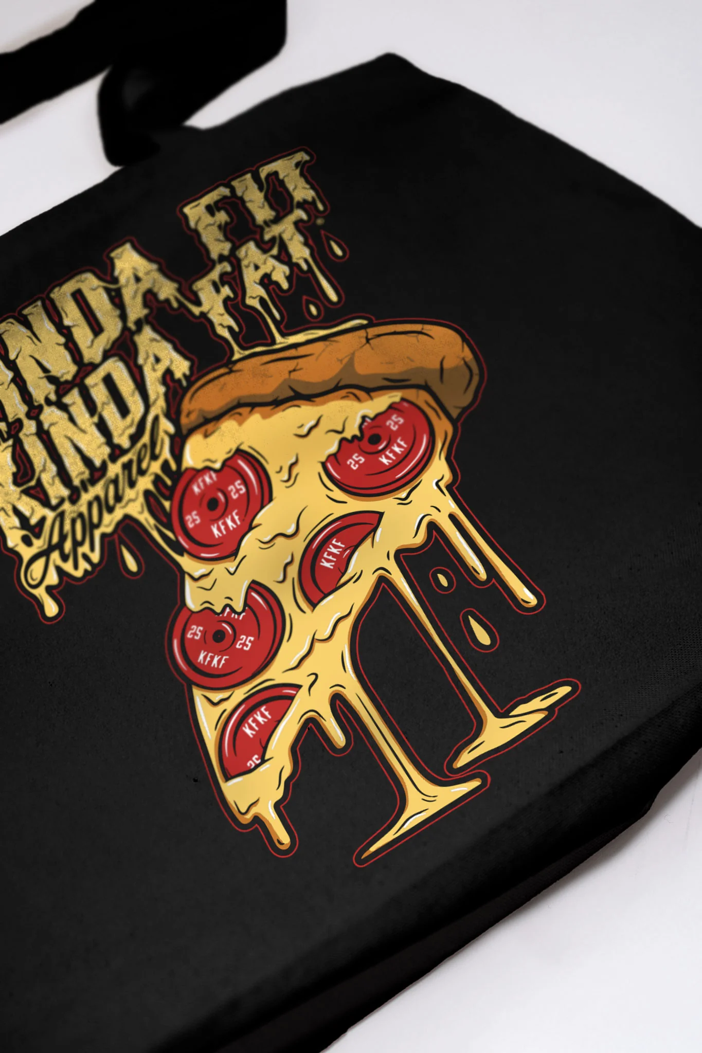Plateroni Pizza Zippered Tote Bag - Image 3