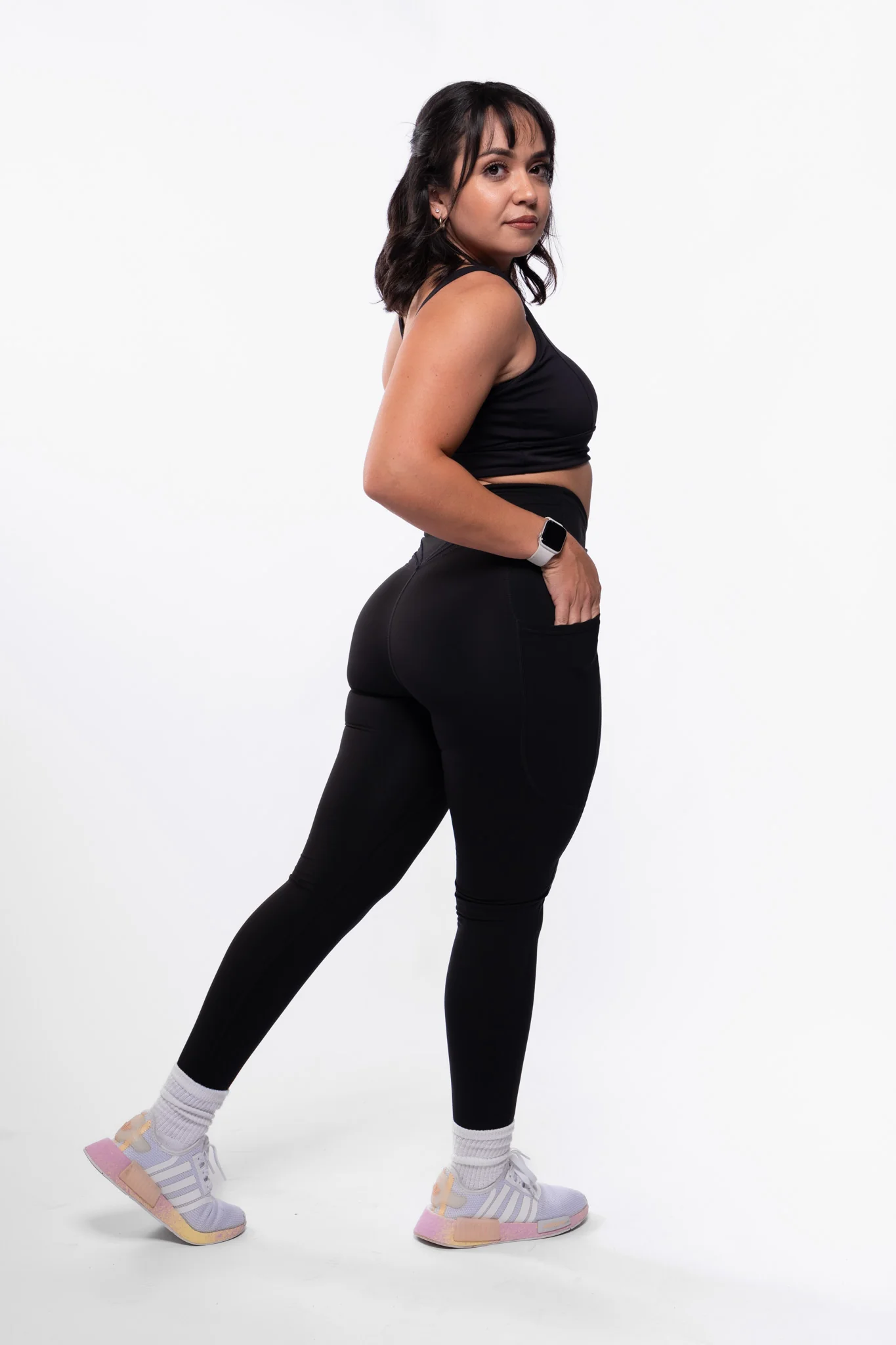 Radiant Women's Crossover High-Waisted Leggings - Image 6