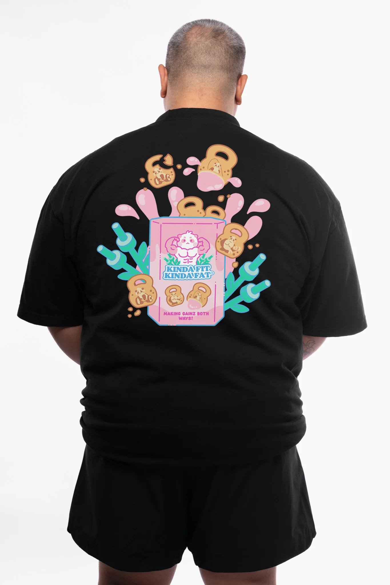 Strong Panda Premium Oversized T-Shirt - Image 2