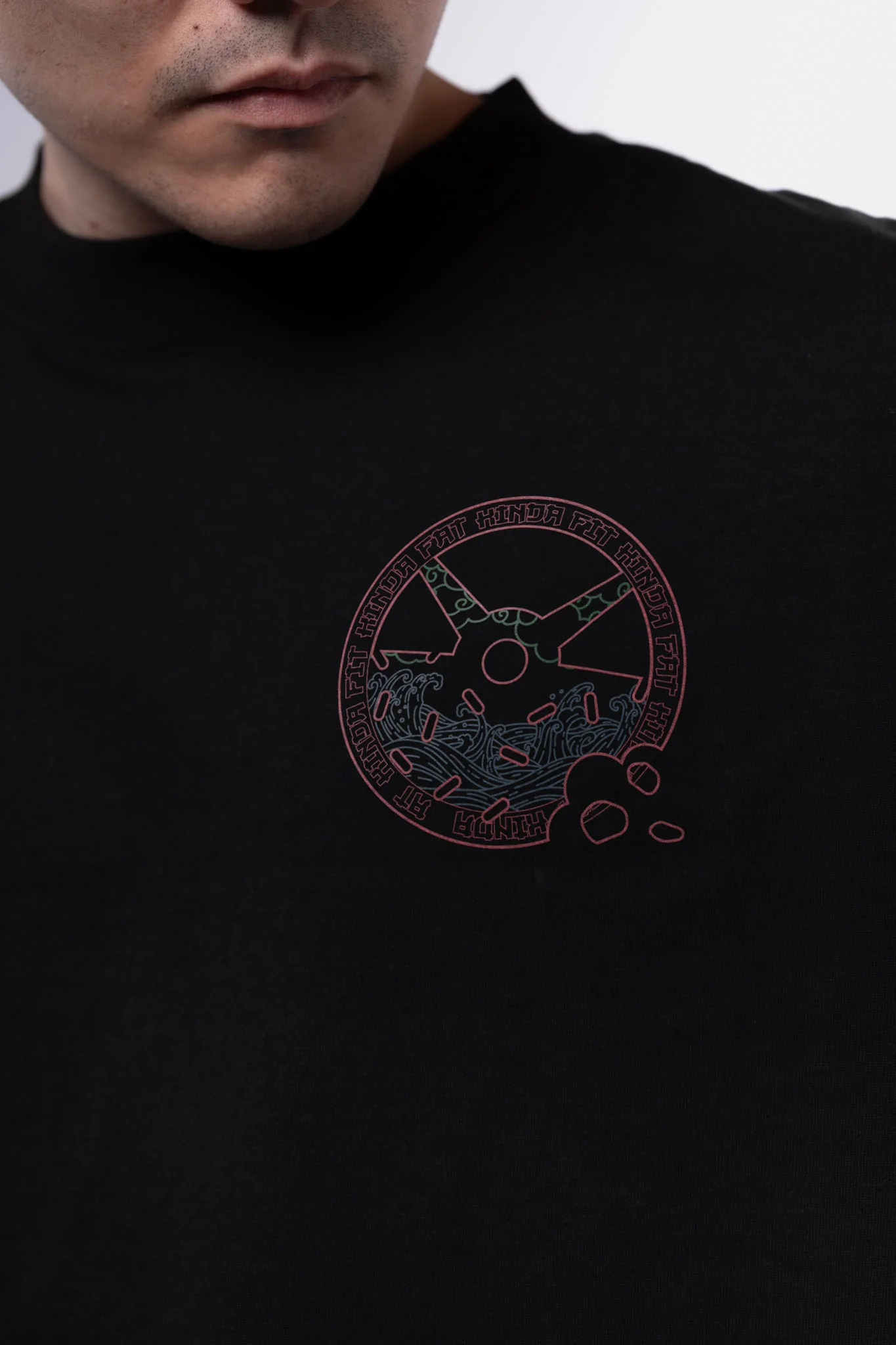 Wheyquaza vs Gyarolldos Premium Oversized Longsleeve - Image 4